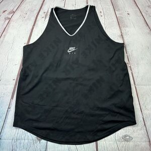 Nike Air Shirt Womens XL Black Dri-FIT Tank Top Athletic Running Workout Gym